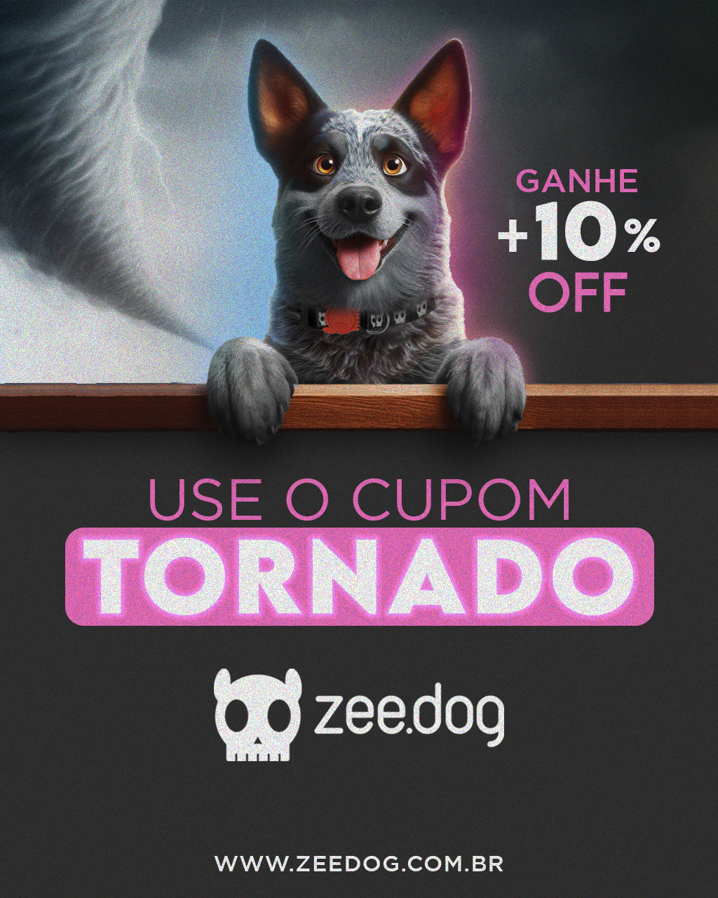Cupom ZeeDog é TORNADO para 10% de Desconto